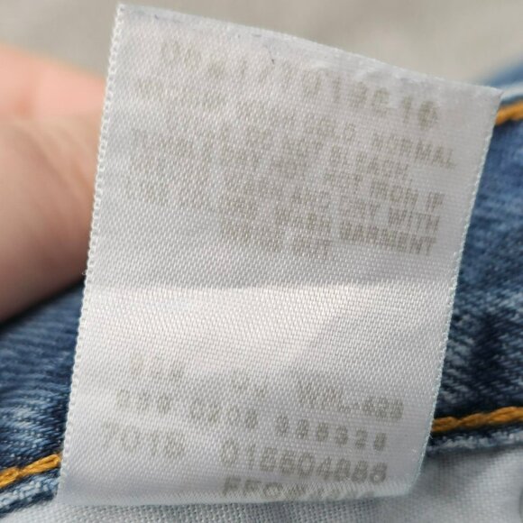 Levis 550 Relaxed Fit Jeans 44x30 Medium Blue Wash Cotton Denim Baggy Taper Plus - Picture 8 of 11